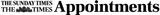 The Times Appointments logo