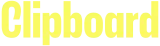 Clipboard logo Clipboard logo