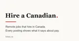 Hire a Canadian logo Hire a Canadian logo