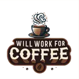 Will Work for Coffee logo