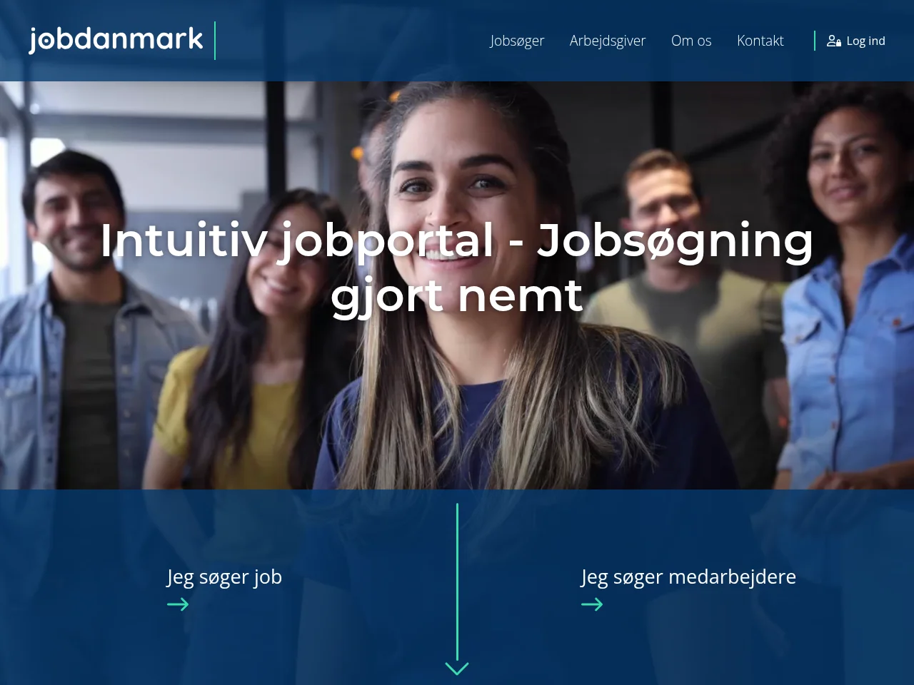 Jobdanmark website screenshot