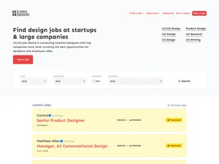 UI/UX Jobs Board screenshot preview UI/UX Jobs Board screenshot preview