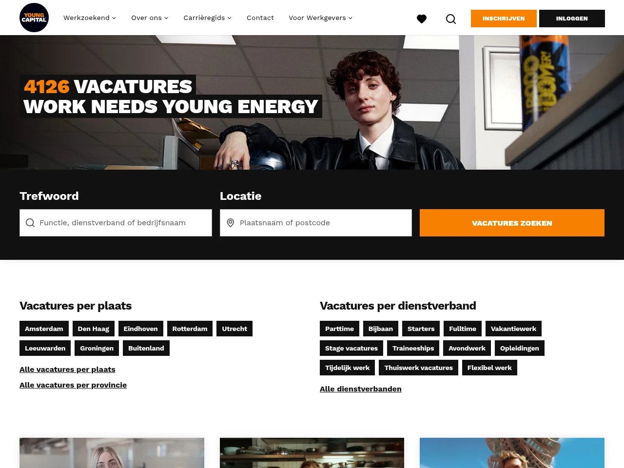 YoungCapital website screenshot