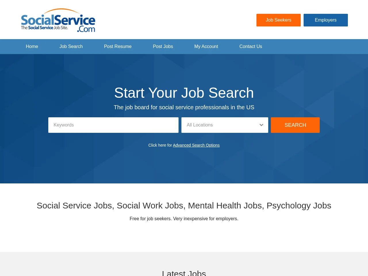 SocialService screenshot SocialService website screenshot