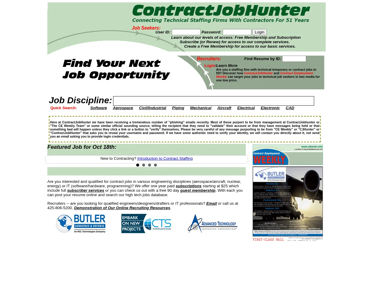 ContractJobHunter screenshot ContractJobHunter website screenshot