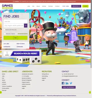 Games Jobs Direct screenshot preview Games Jobs Direct screenshot preview