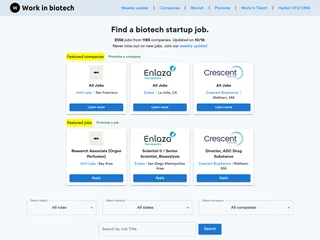 Work In Biotech screenshot preview