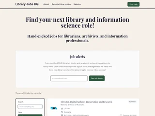 Library Jobs HQ screenshot preview