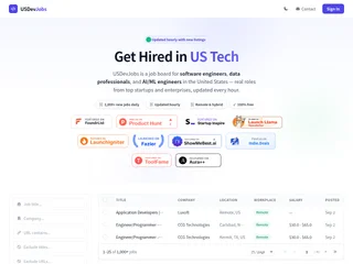 USDevJobs screenshot preview