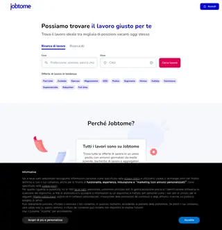 Jobtome screenshot preview