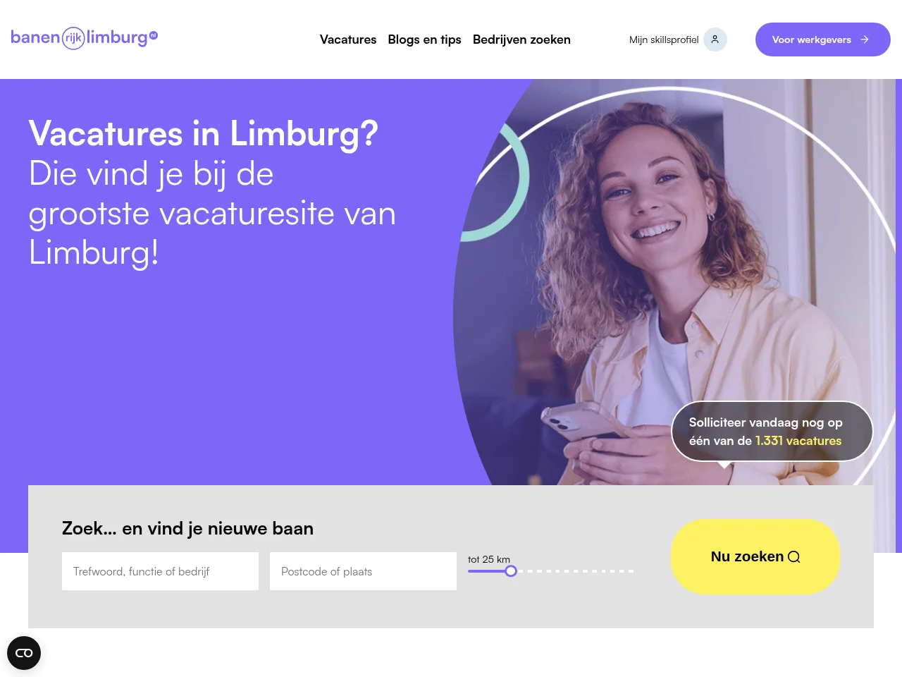 Banenrijklimburg screenshot Banenrijklimburg website screenshot