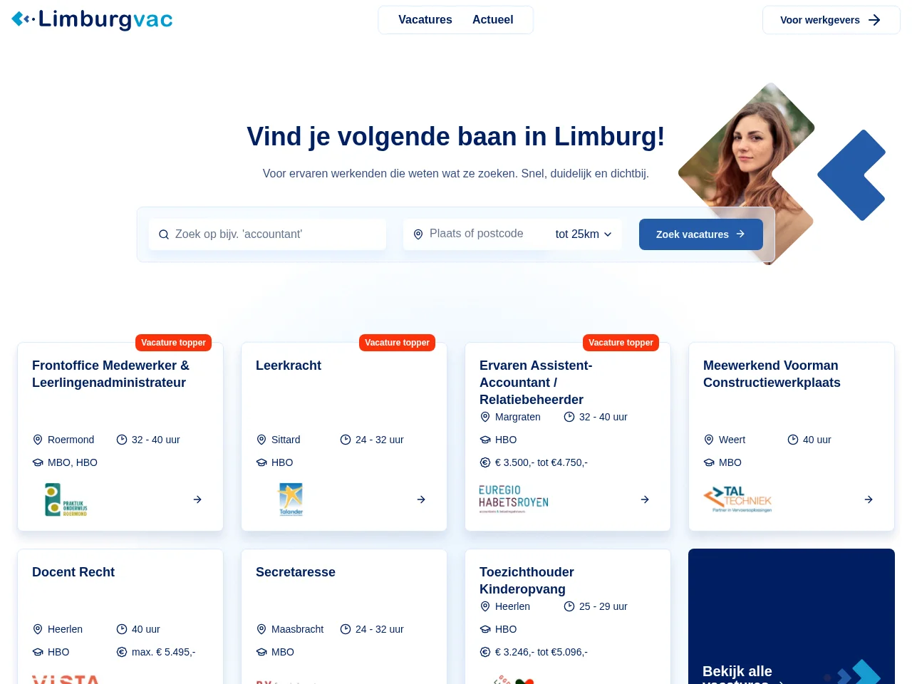 Limburgvac screenshot Limburgvac website screenshot