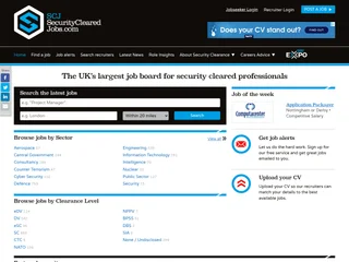 SecurityClearedJobs screenshot preview