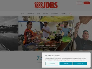 Good Food Jobs screenshot preview
