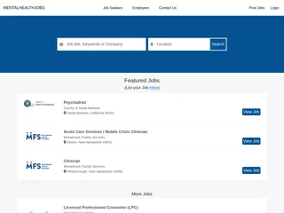 Mental Health Jobs screenshot preview