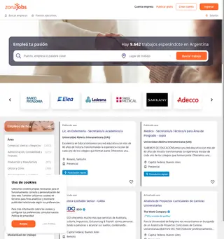 ZonaJobs screenshot preview