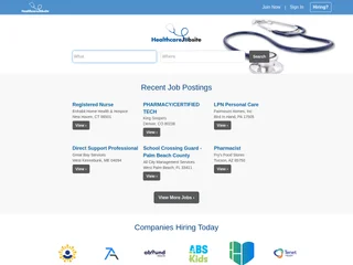 HealthcareJobSite screenshot preview HealthcareJobSite screenshot preview