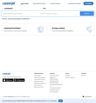 Careerjet screenshot preview