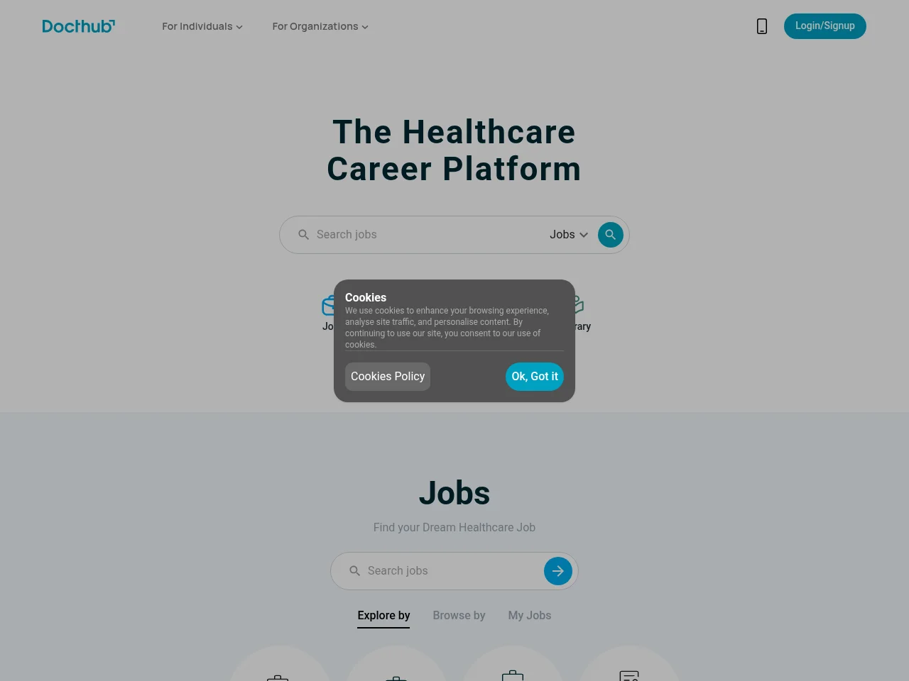 Docthub screenshot Docthub website screenshot