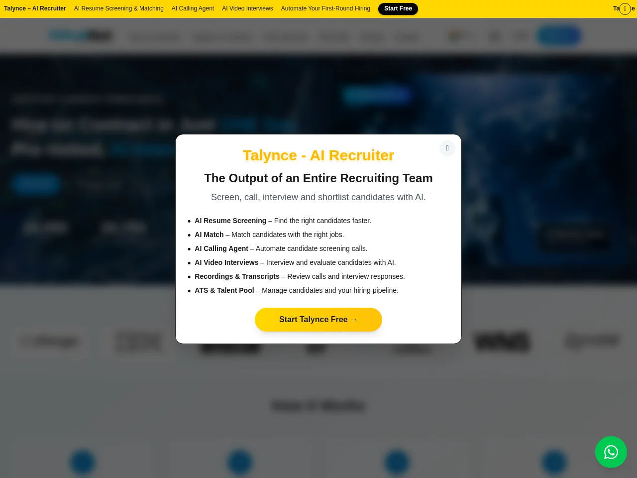 OnBenchMark website screenshot