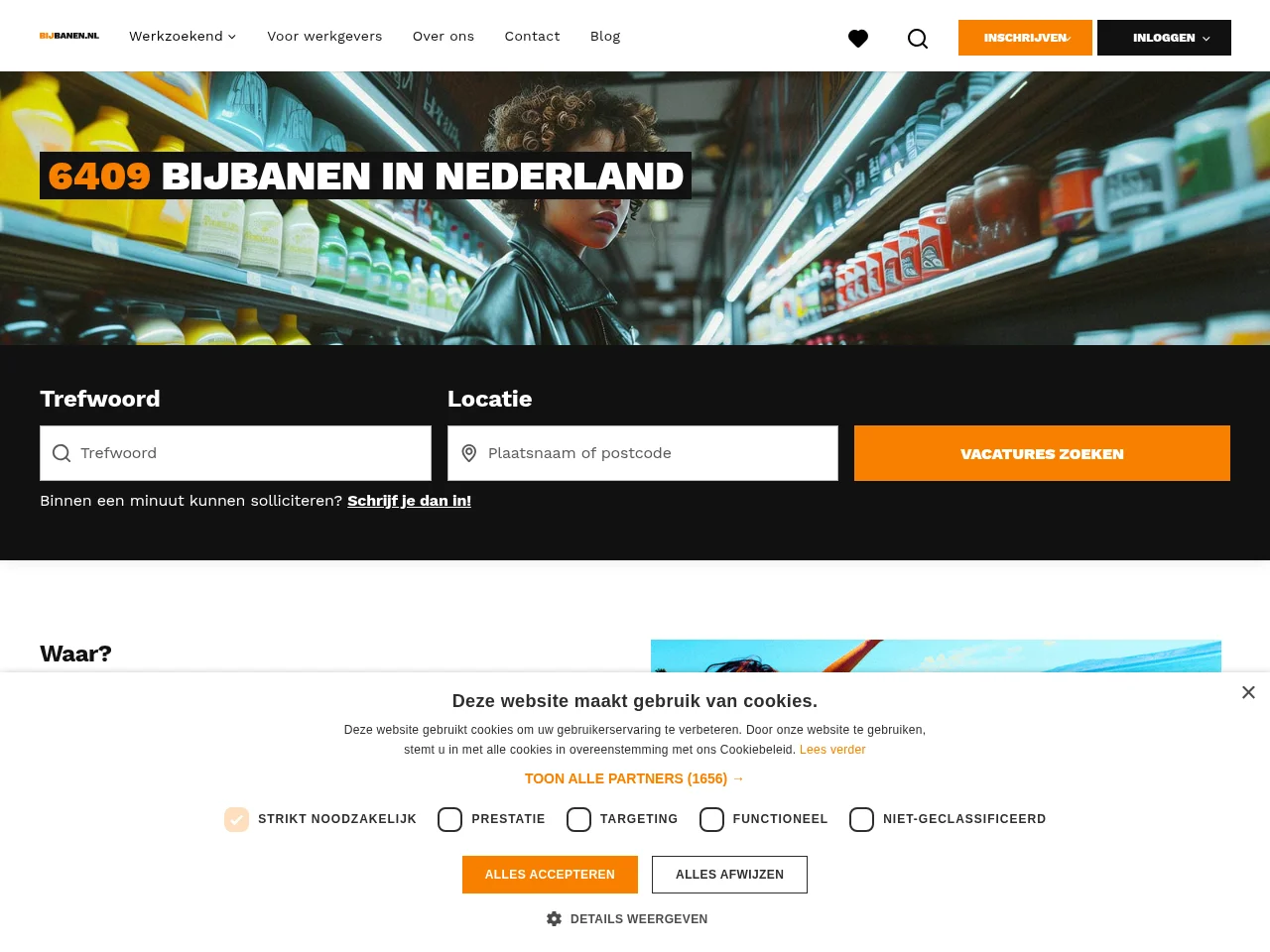 Bijbanen screenshot Bijbanen website screenshot