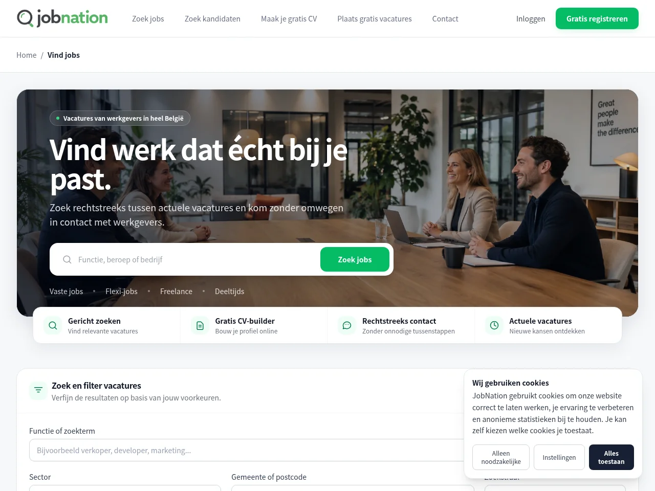 JobNation website screenshot