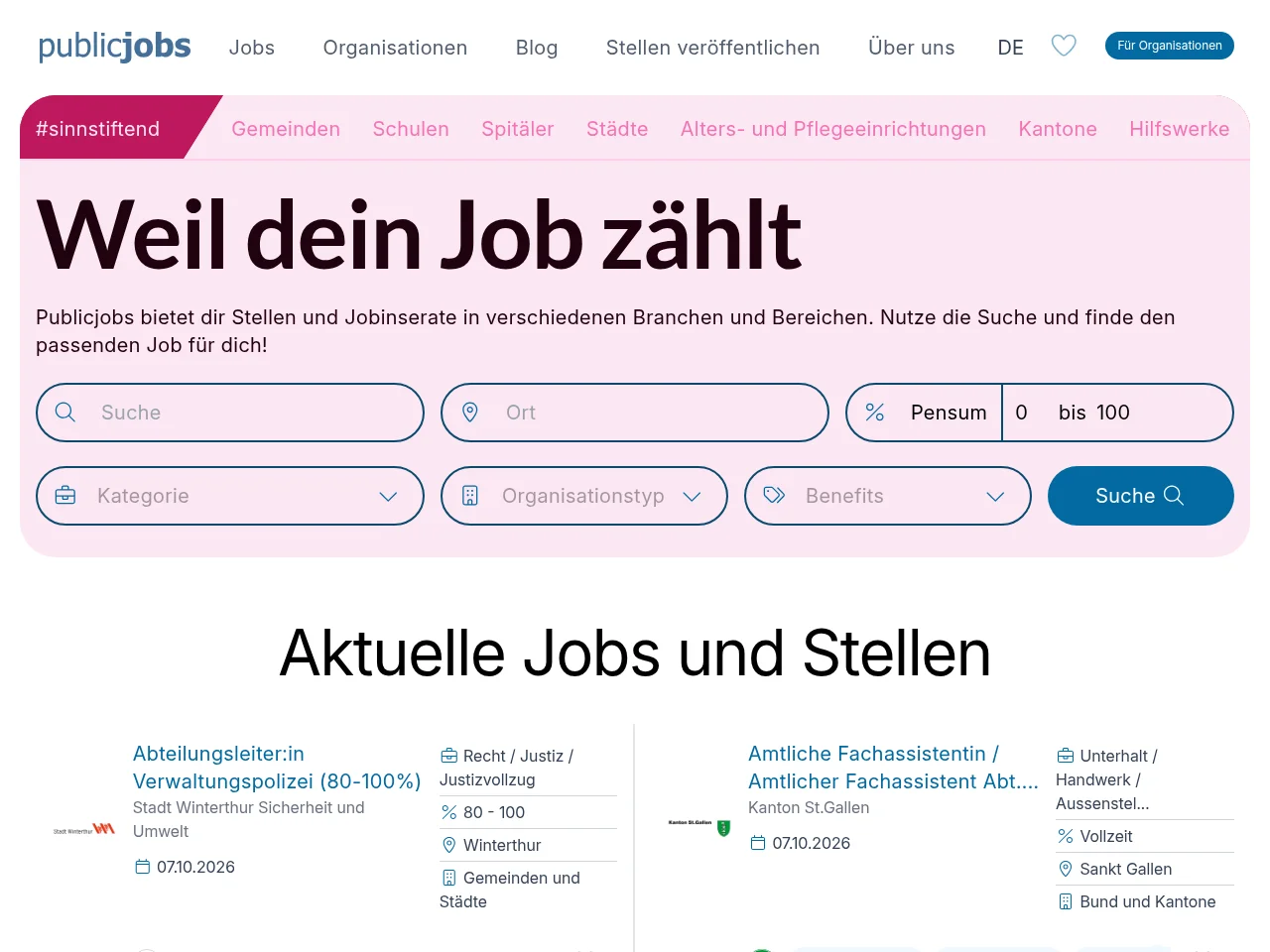 publicjobs screenshot publicjobs website screenshot