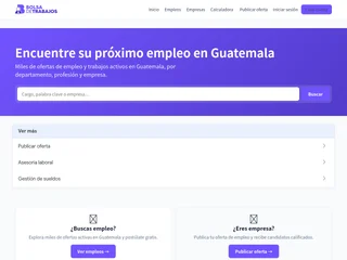 Bolsa de Trabajo y Empleo en Guatemala screenshot preview