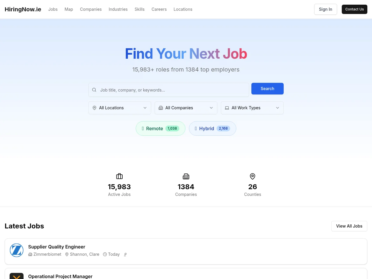 HiringNow screenshot HiringNow website screenshot