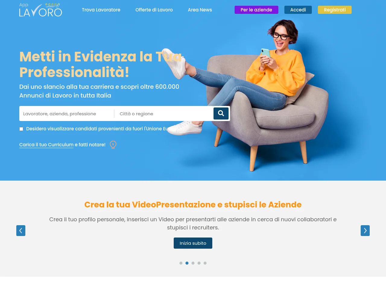Applavoro website screenshot