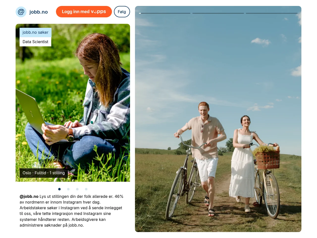 jobb website screenshot