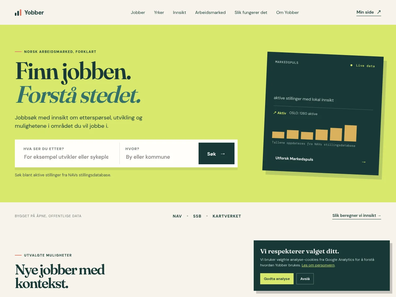 Yobber website screenshot