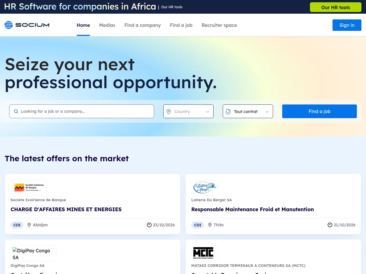 Socium screenshot Socium website screenshot