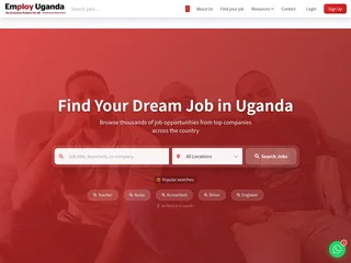 Employ Uganda platform preview