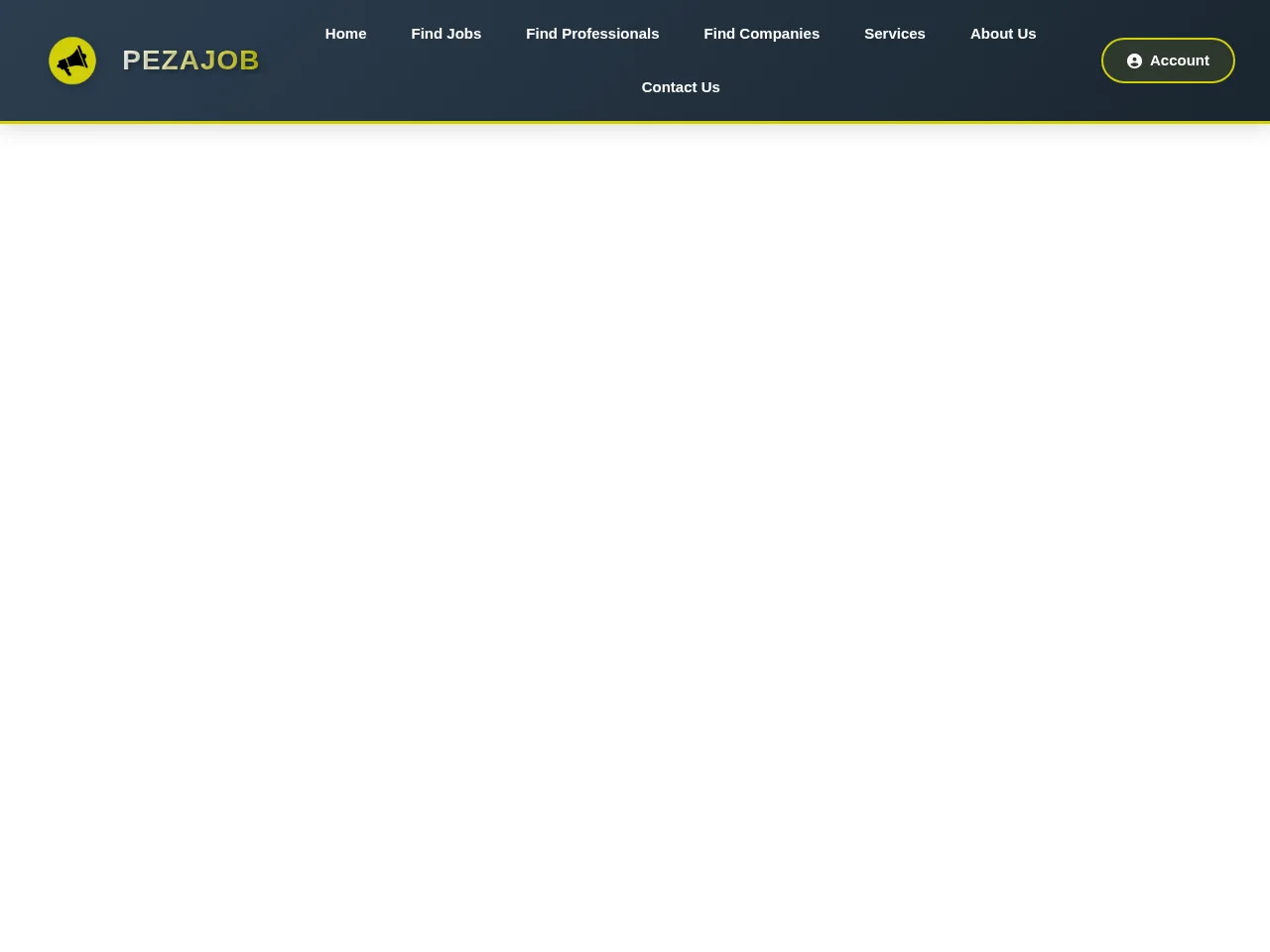 PezaJob screenshot PezaJob website screenshot
