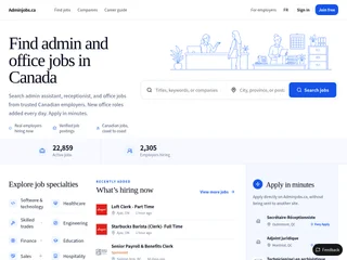 Adminjobs screenshot preview Adminjobs screenshot preview