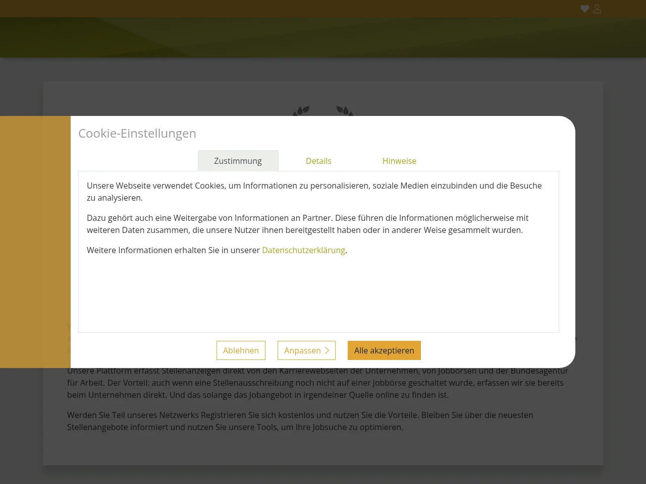 cesar-jobs screenshot cesar-jobs website screenshot