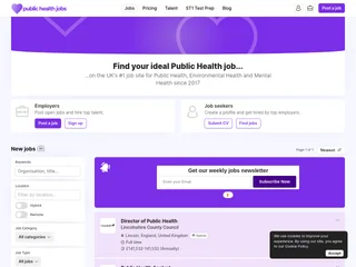 Public Health Jobs screenshot preview