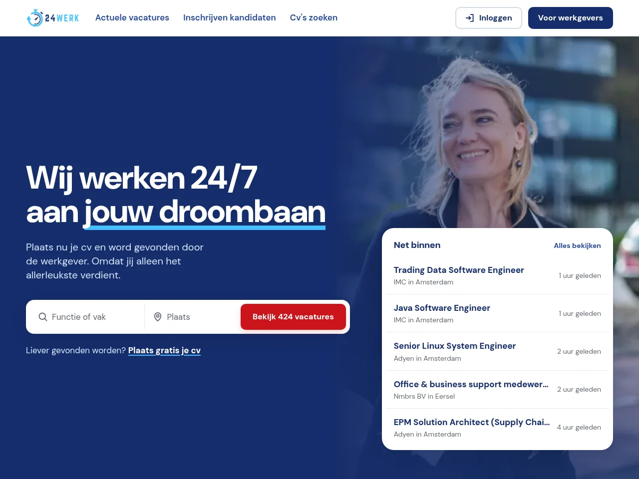 24werk website screenshot
