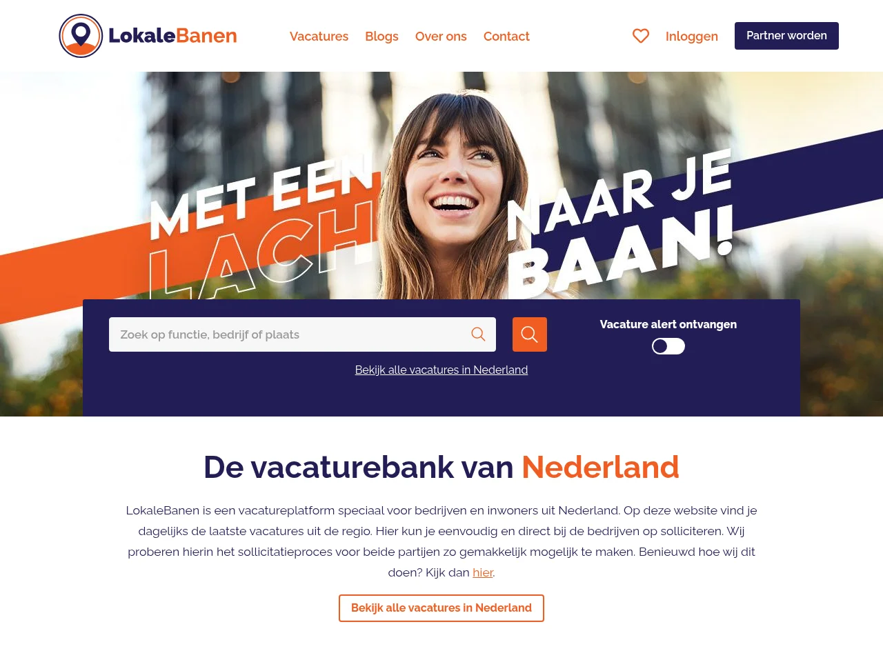 LokaleBanen screenshot LokaleBanen website screenshot