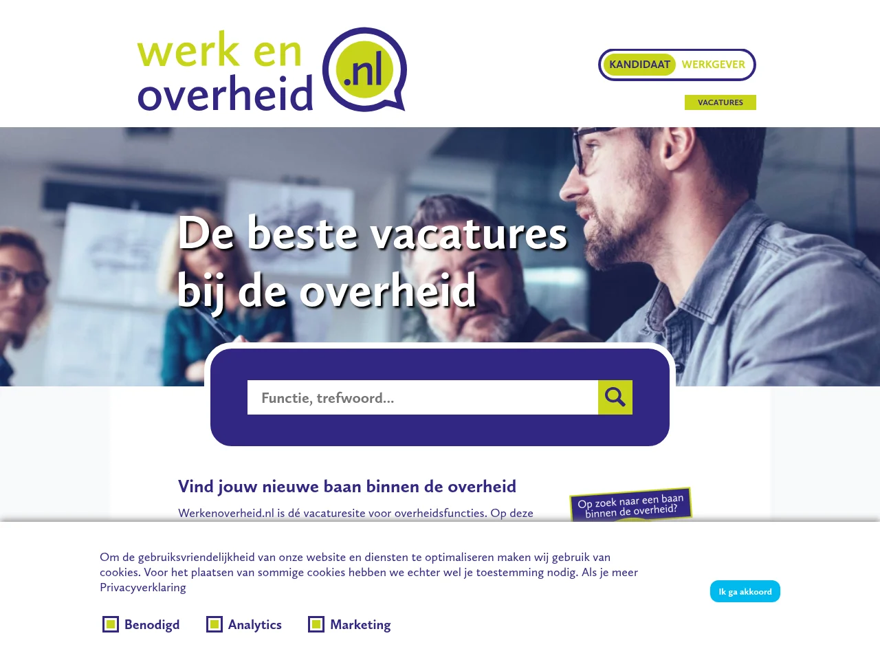 WerkenOverheid screenshot WerkenOverheid website screenshot