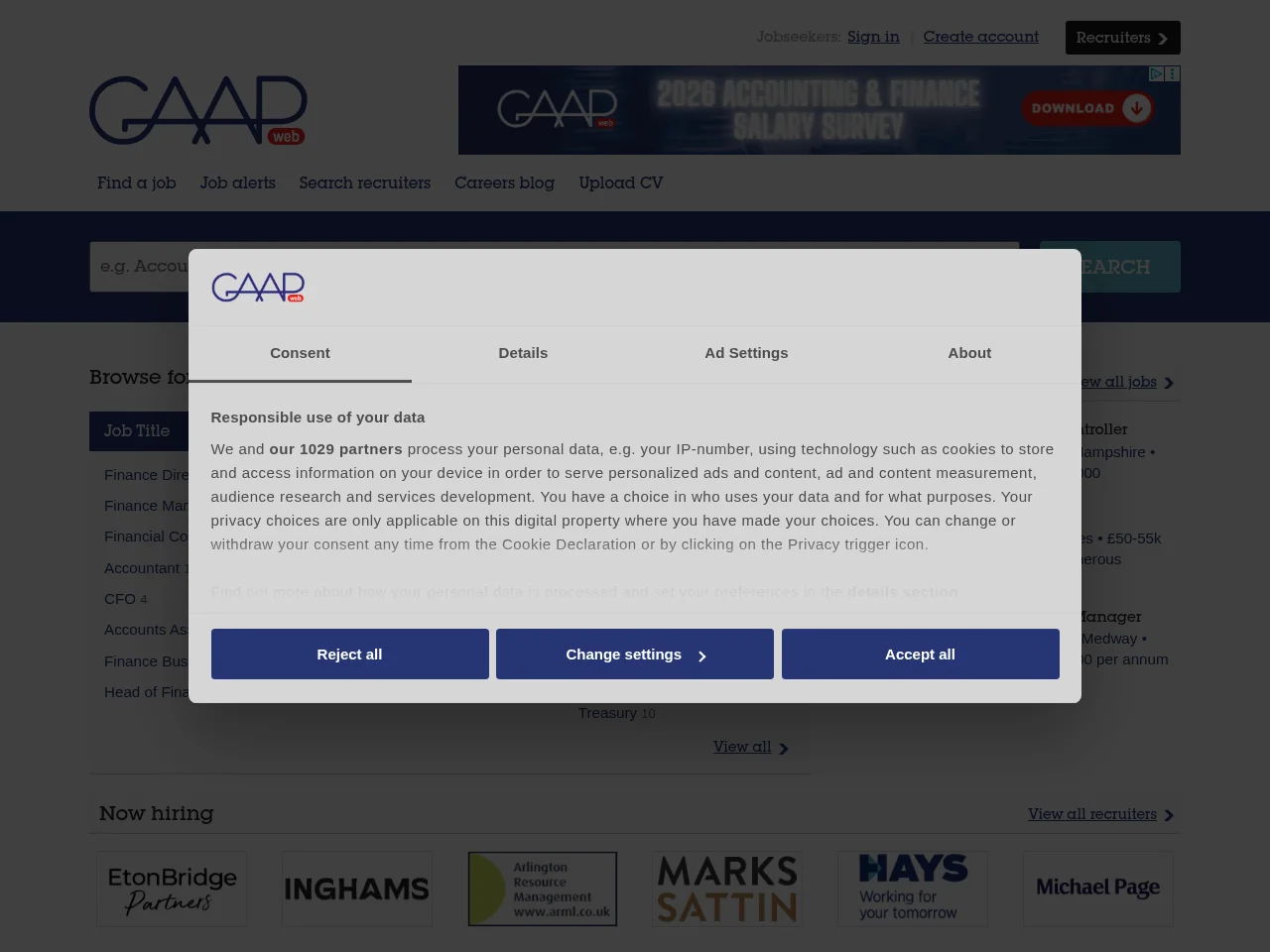 GAAPweb screenshot GAAPweb website screenshot