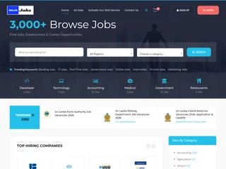 Aluthjobs platform preview Aluthjobs platform preview
