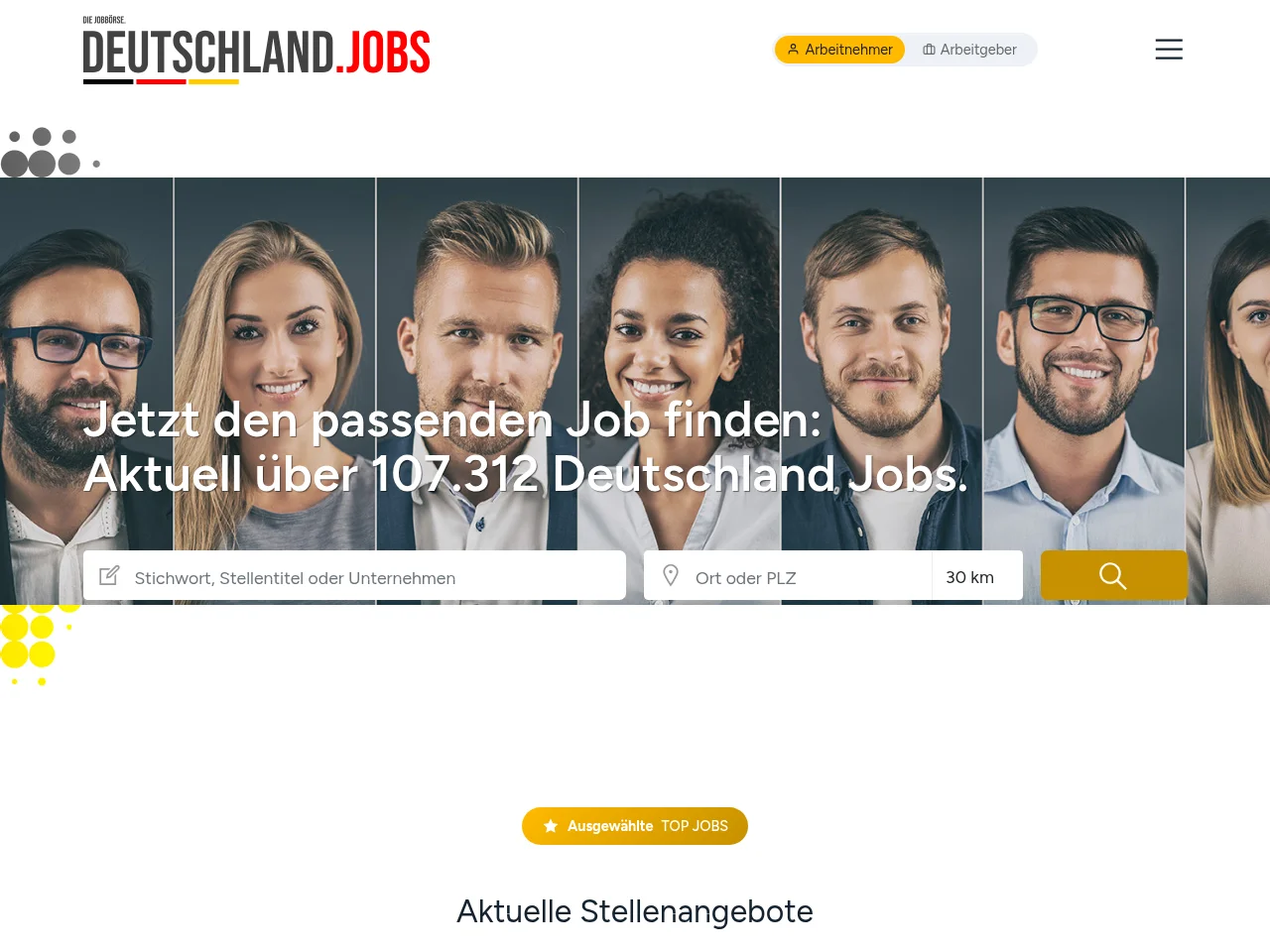 DEUTSCHLAND website screenshot