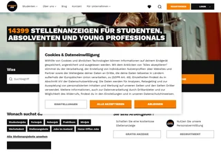 StudentJob DE screenshot preview