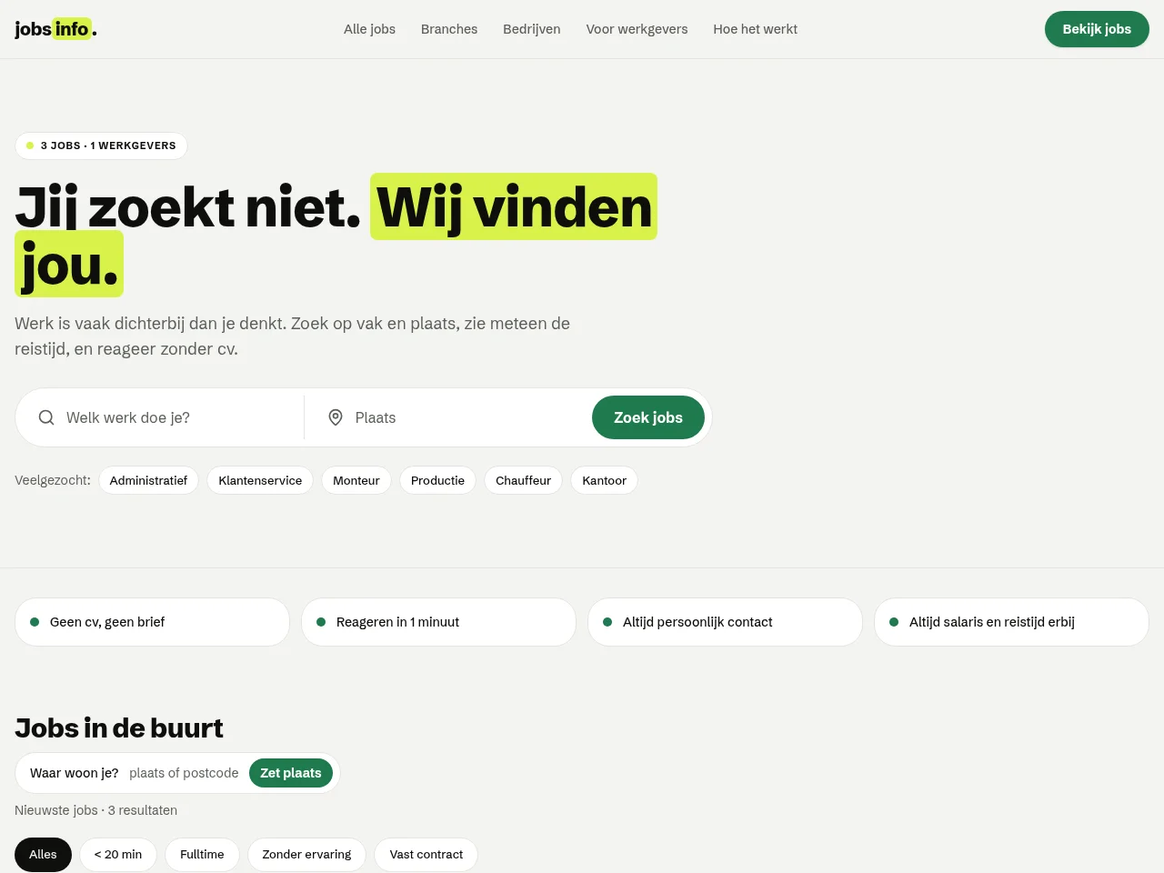 jobsinfo website screenshot