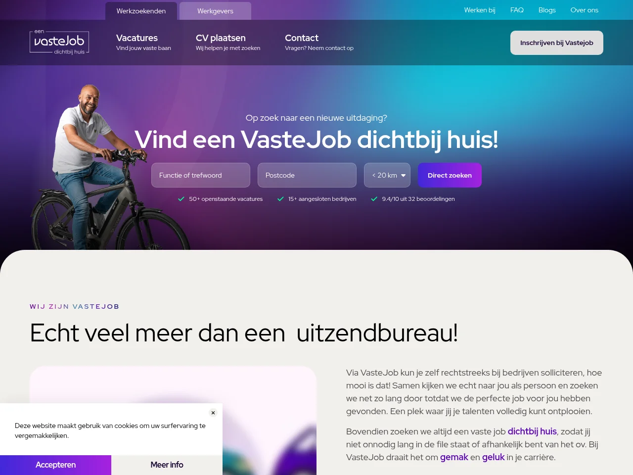 Vastejob screenshot Vastejob website screenshot