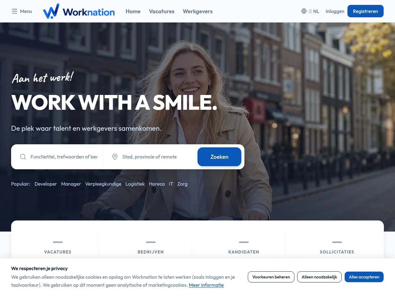 Worknation screenshot Worknation website screenshot