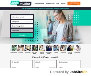 Állásmunka platform preview
