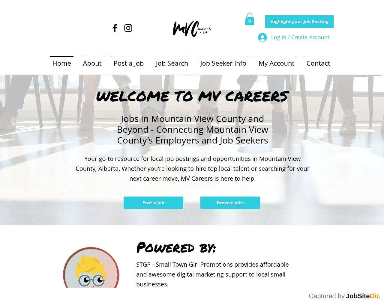 MV Careers screenshot MV Careers website screenshot